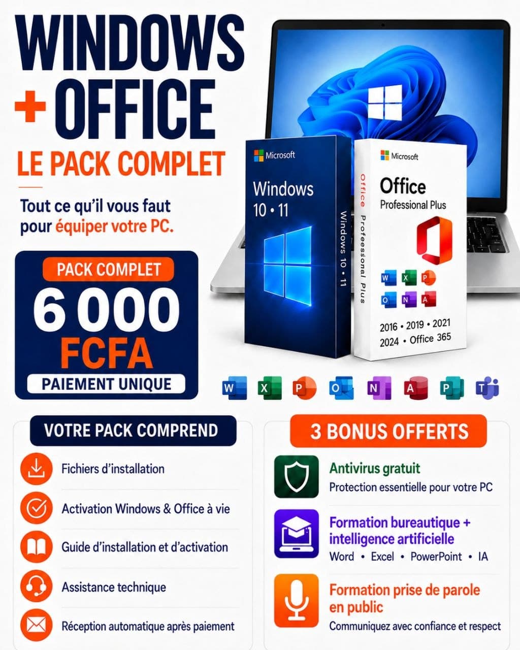 Pack Windows + Office — L'Expert du Numérique