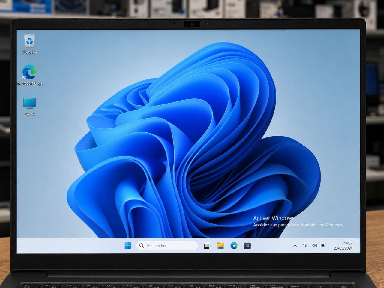 Windows non activé — message d'erreur