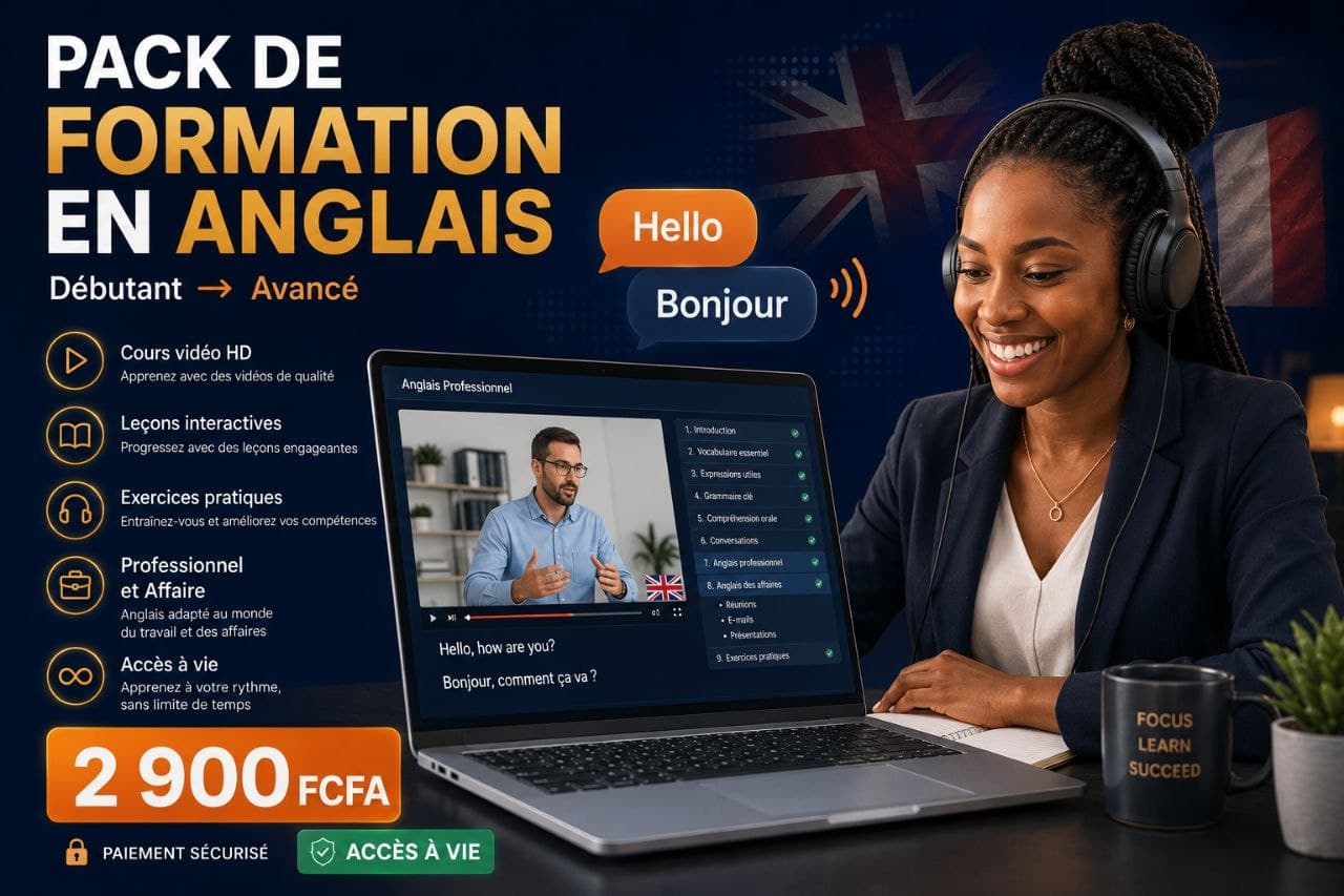 Pack de Formation en Anglais
