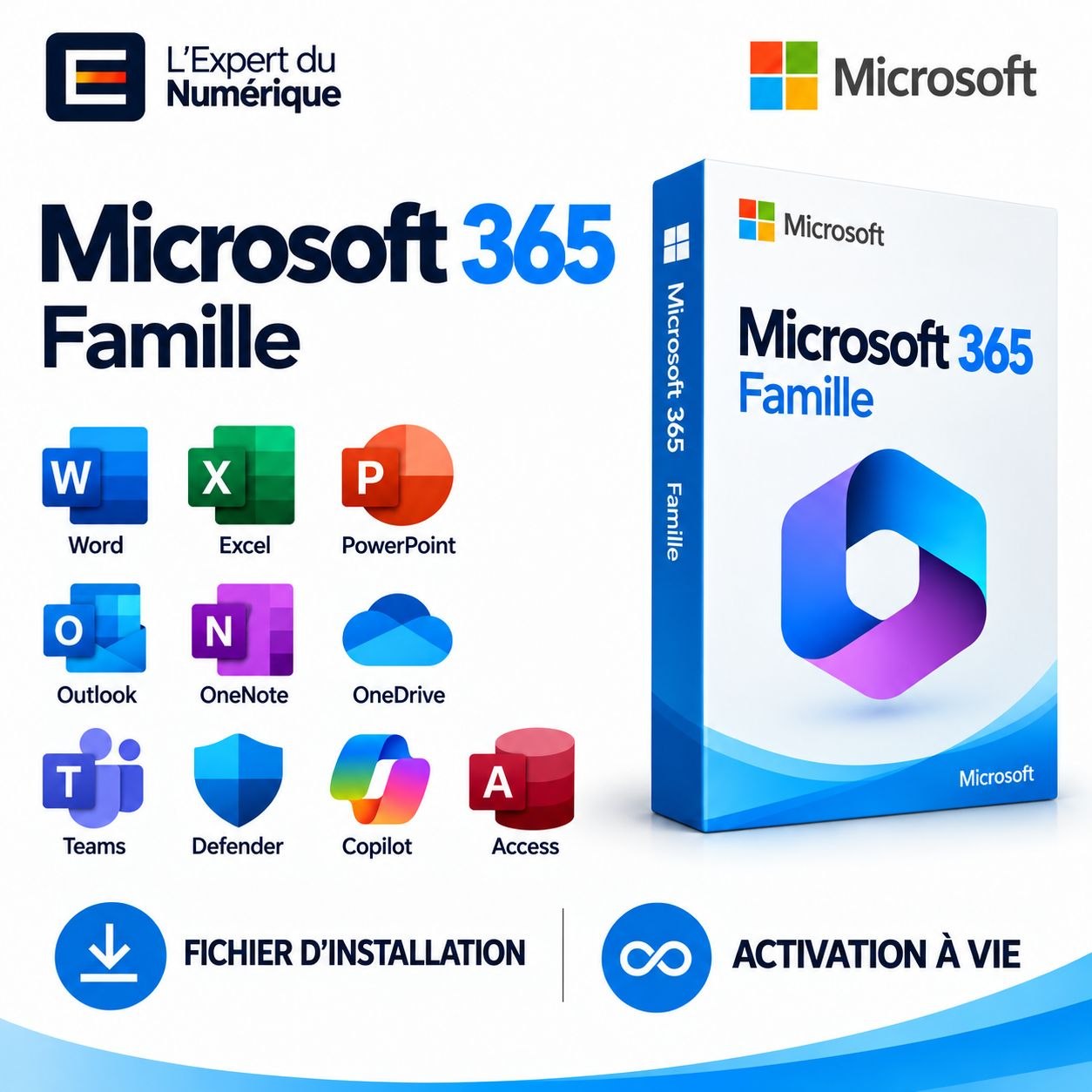 Version Microsoft Office incluse dans le pack