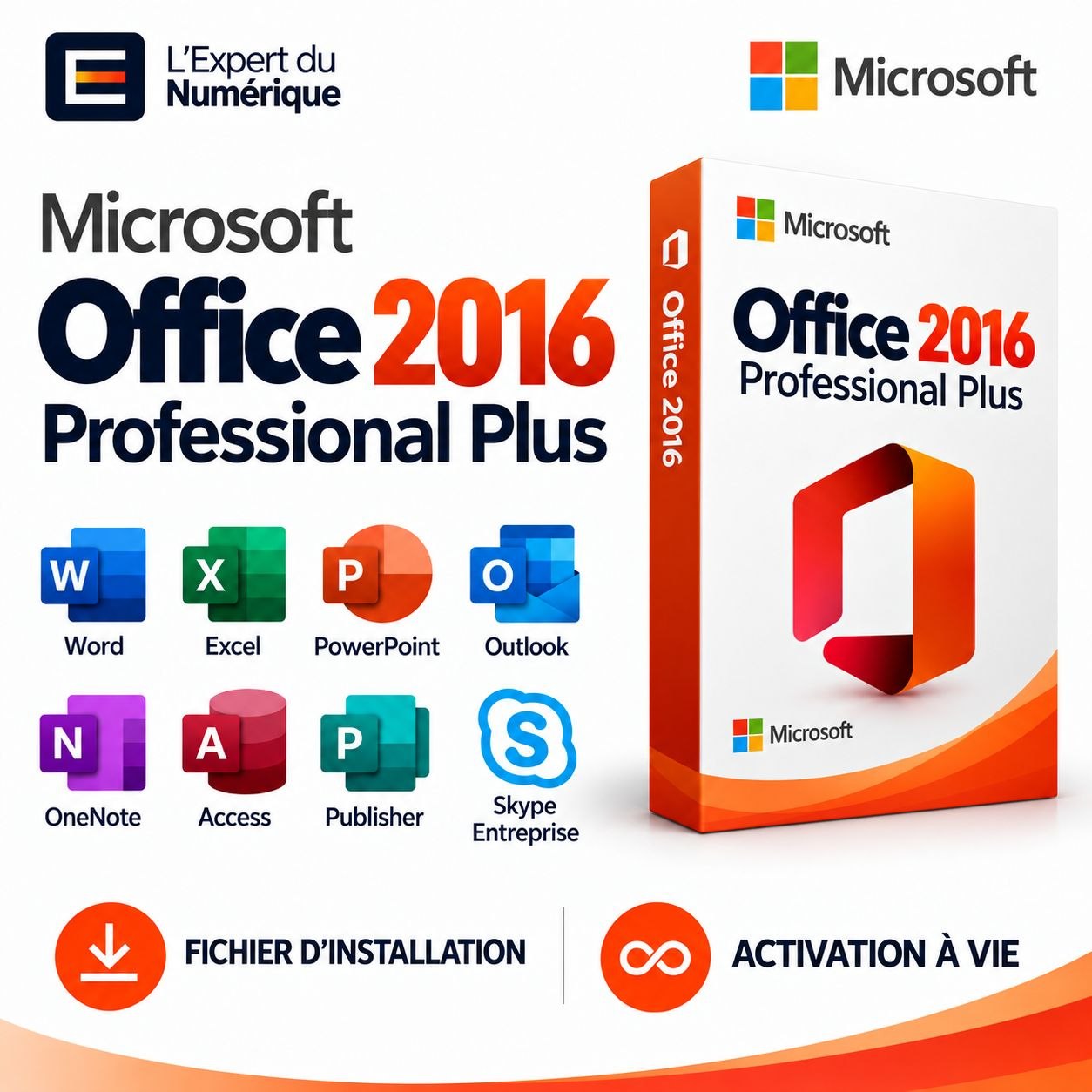 Version Microsoft Office incluse dans le pack