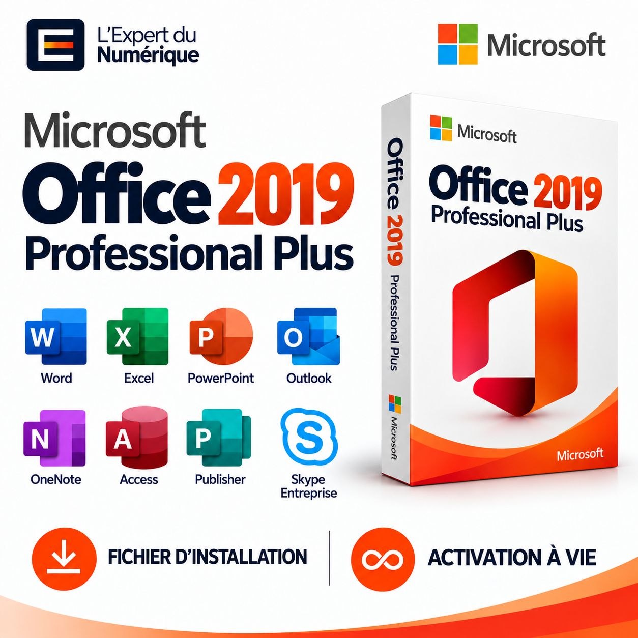 Version Microsoft Office incluse dans le pack