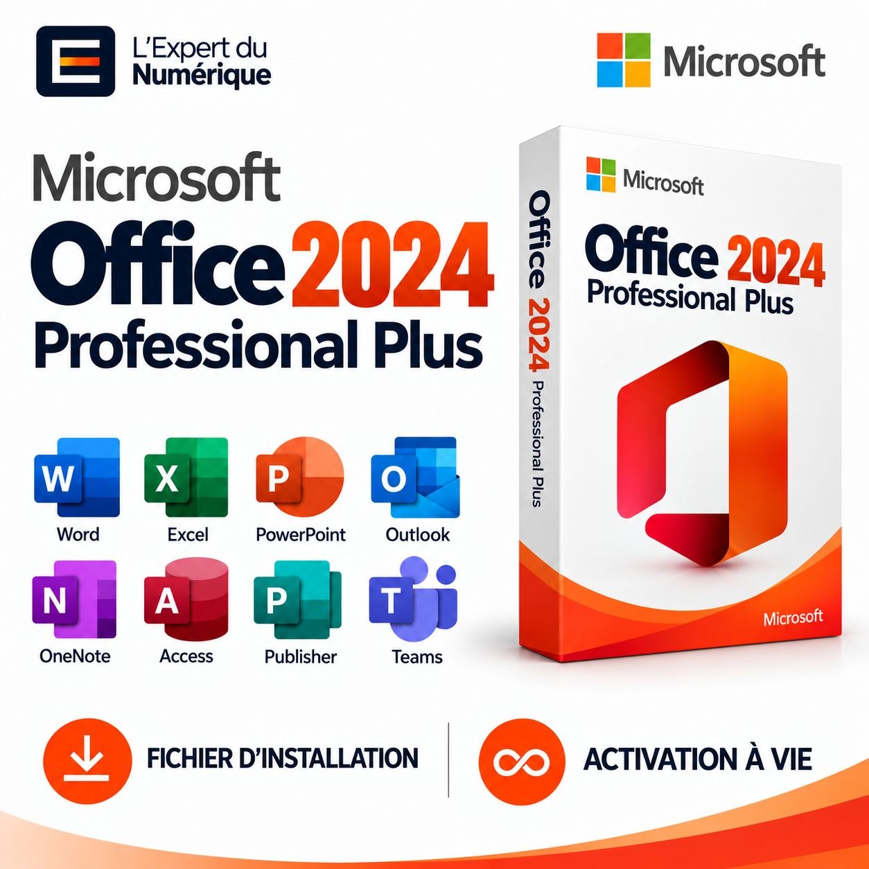 Version Microsoft Office incluse dans le pack