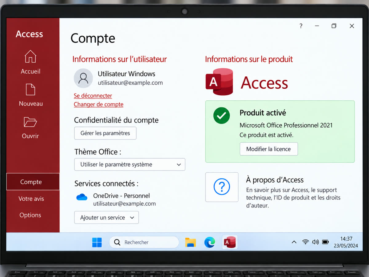 Access activé