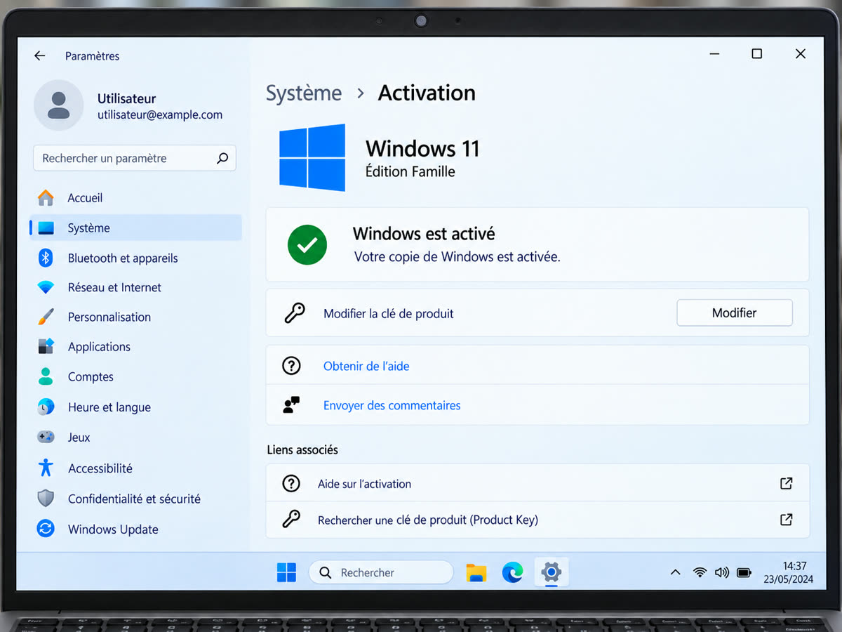 Windows 11 activé